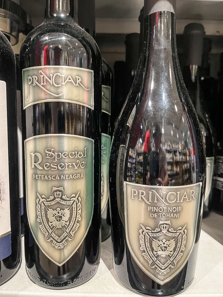 Princiar Feteasco Neagra and Pinot Noir are Romanian Wines