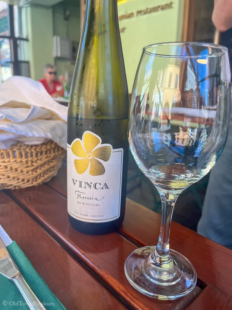 Pilvax Wine Bar and Restaurant in Brasov Romania Is Brasov Worth Visiting? The answer is "yes," if you like food, wine, and architecture!