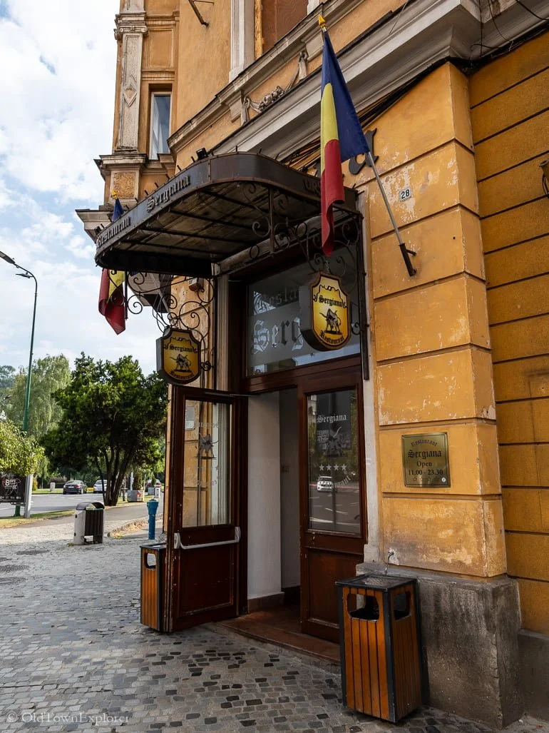 Sergiana Restaurant in Brasov Romania