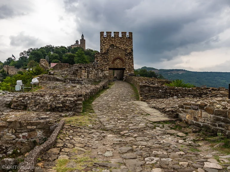Tsarevets Fortress in Veliko Tarnovo Bulgaria