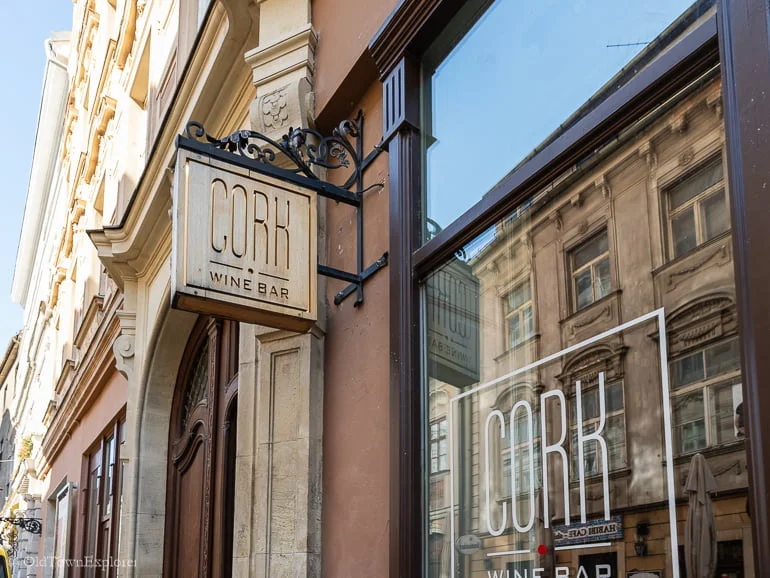 Cork Wine Bar in Bratislava, Slovakia Cork Wine Bar in Bratislava, Slovakia