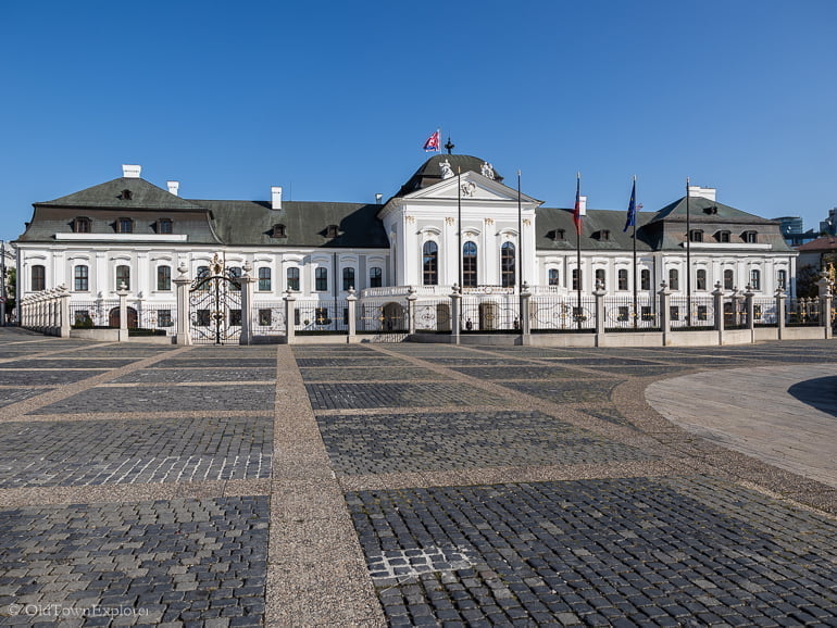 GRASSALKOVICH PALACE in Bratislava, Slovakia