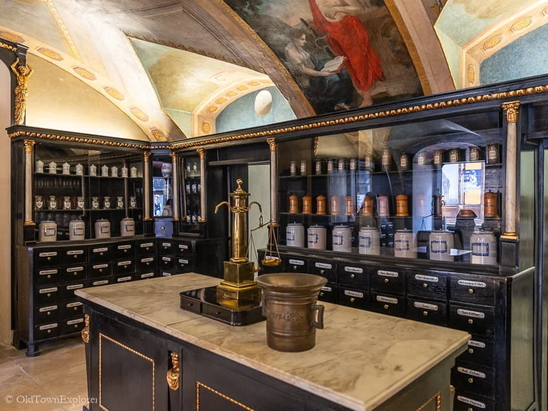 MUSEUM OF PHARMACY – RED CRAYFISH PHARMACY in Bratislava, Slovakia (1) MUSEUM OF PHARMACY – RED CRAYFISH PHARMACY in Bratislava, Slovakia (1)