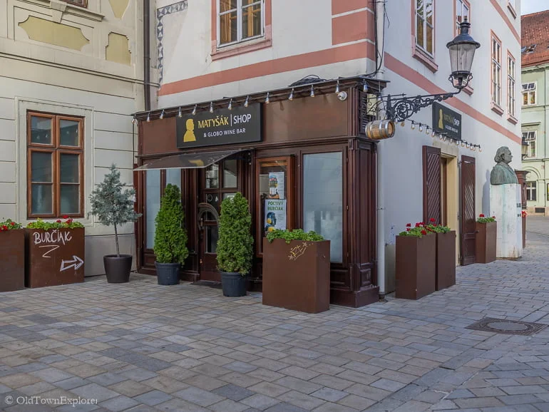 Matysak Wine Shop in Bratislava Slovakia Matysak Wine Shop in Bratislava Slovakia