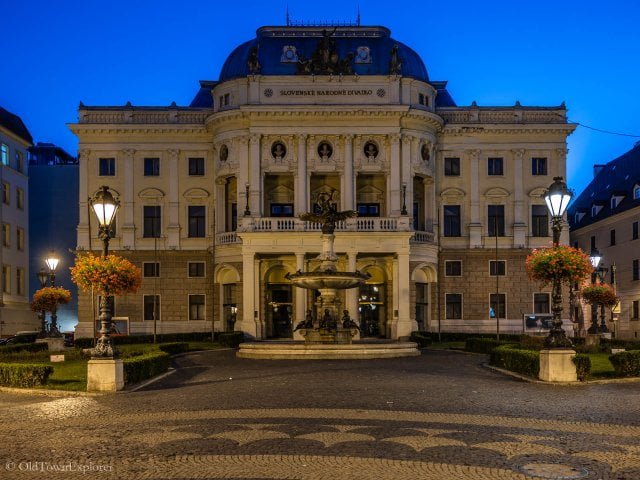 Slovak National Theatre in Bratislava, Slovakia
