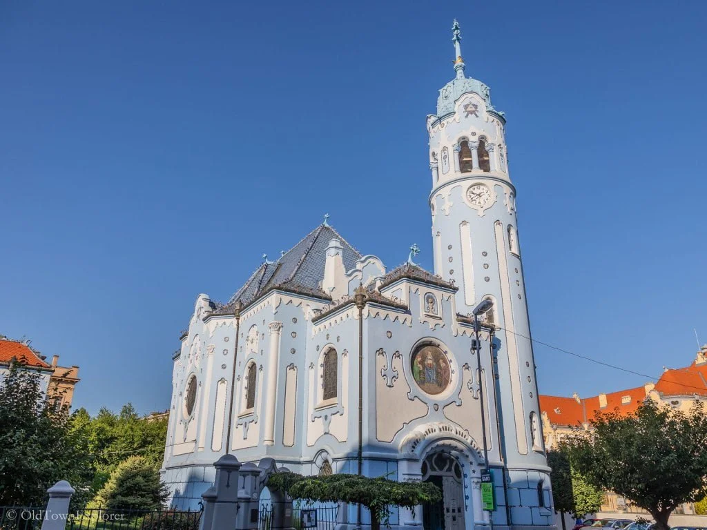 The Blue Church in Bratislava, Slovakia The Blue Church in Bratislava, Slovakia