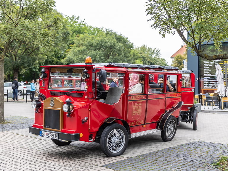 Tourist Car in Bratislava, Slovakia Tourist Car in Bratislava, Slovakia
