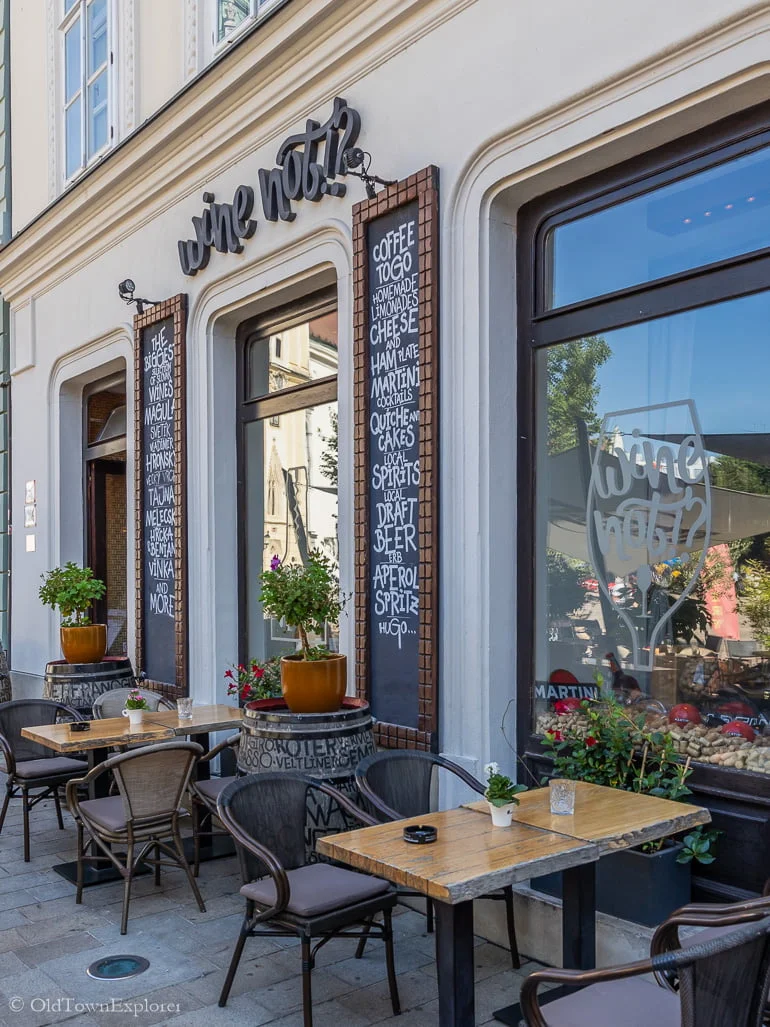 Wine Not in Bratislava, Slovakia Wine Not in Bratislava, Slovakia