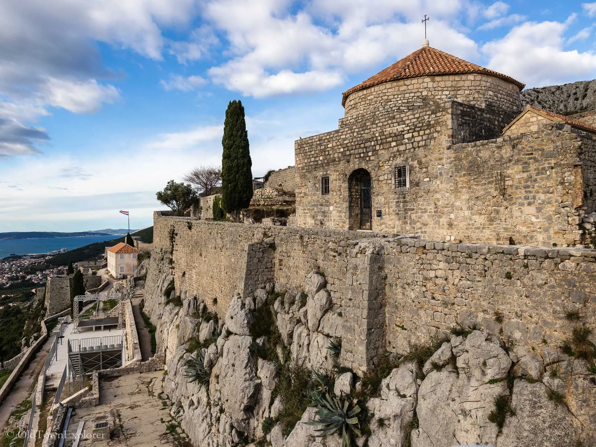 Klis Fortress in Klis, Croatia