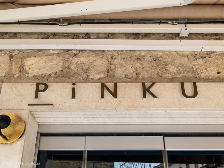 Pinku Restaurant in Split Croatia