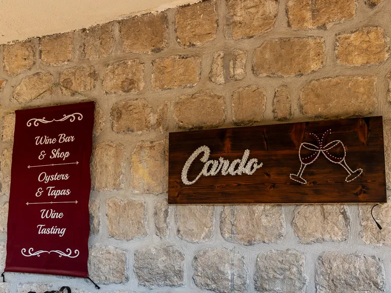 Wine Bar Cardo Ston