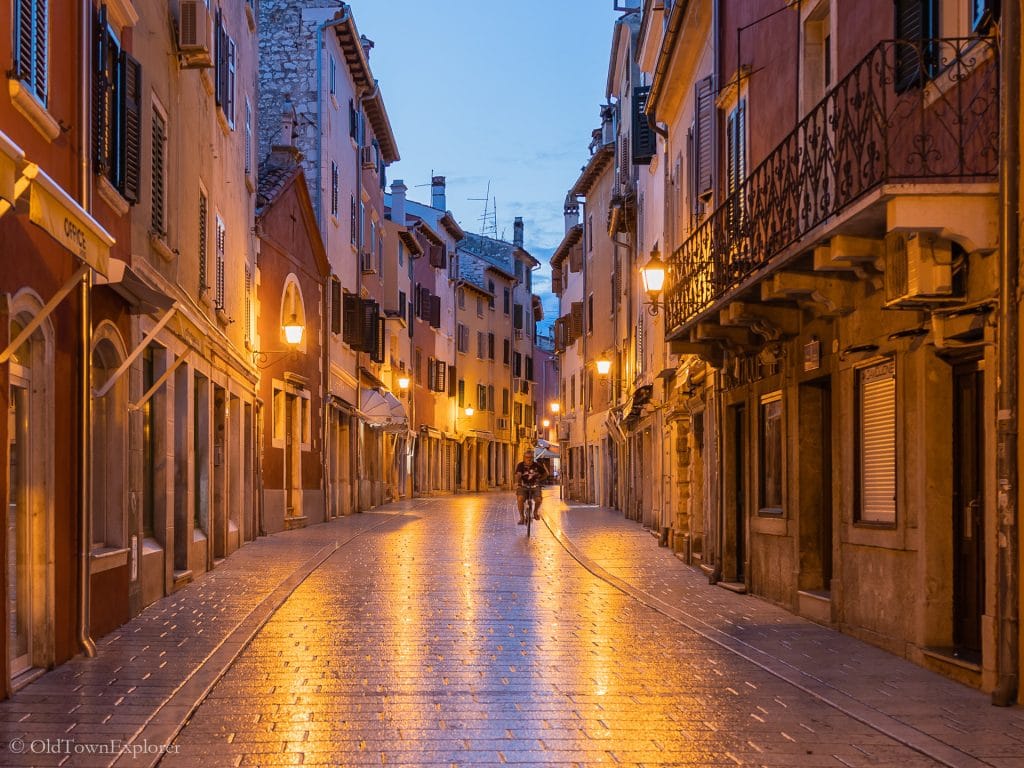 Carera Street in Rovinj, Croatia