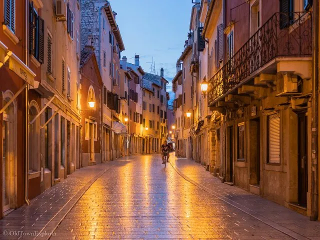 Carera Street in Rovinj, Croatia Carera Street in Rovinj, Croatia