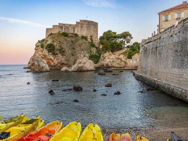 Fort Lovrijenac in Dubrovnik, Croatia Fort Lovrijenac in Dubrovnik, Croatia