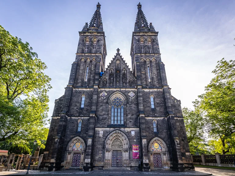 Basilica of Sts. Peter and Paul at Vysehrad in Prague, Czechia Basilica of Sts. Peter and Paul at Vysehrad in Prague, Czechia