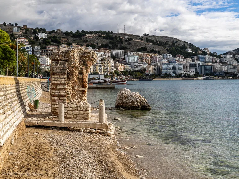 Entrance Gate of Onhezmus in Saranda, Albania