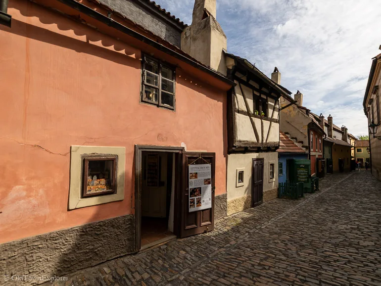Golden Lane in Prague, Czechia Golden Lane in Prague, Czechia