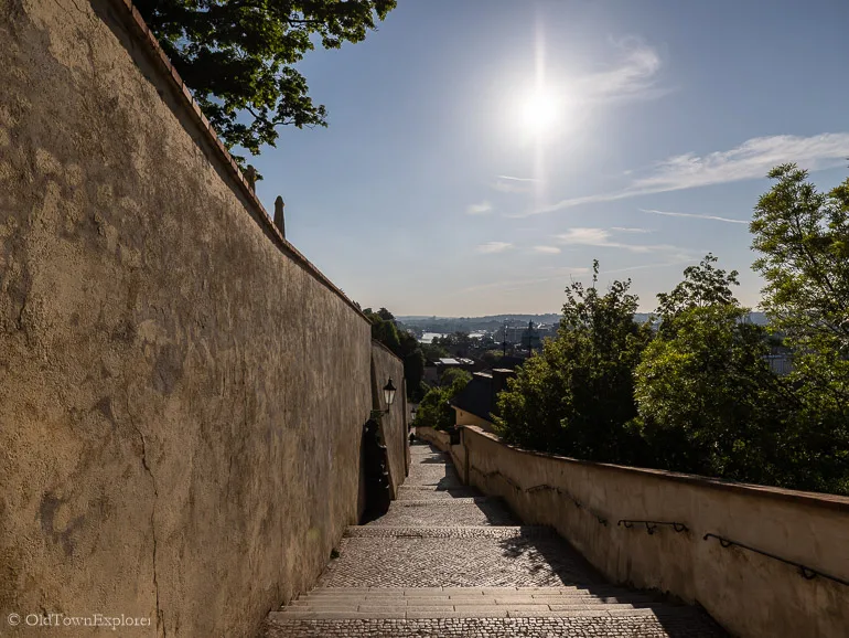 Old Castle Steps in Prague, Czechia Old Castle Steps in Prague, Czechia