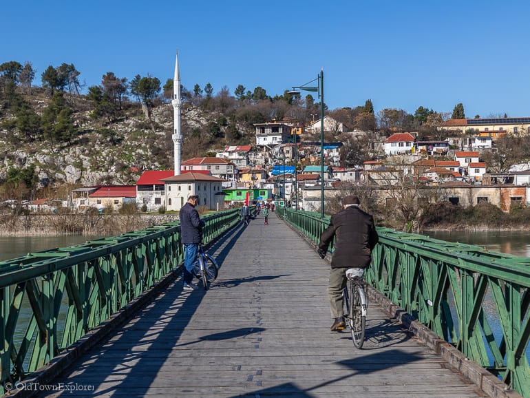 Path from Shkoder to Shiroka, Albania Path from Shkoder to Shiroka, Albania