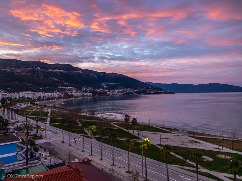 Promenade in Vlora, Albania