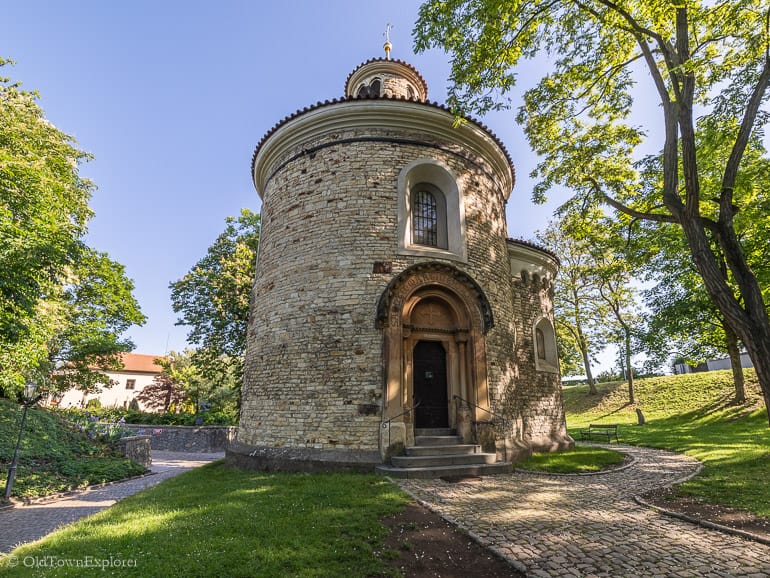 Rotunda of St. Martin at Vysehrad in Prague, Czechia