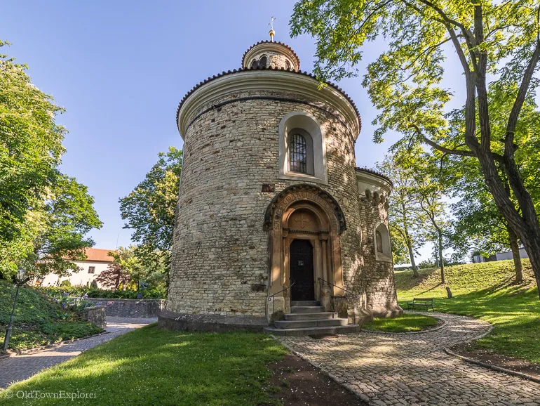 Rotunda of St. Martin at Vysehrad in Prague, Czechia Rotunda of St. Martin at Vysehrad in Prague, Czechia