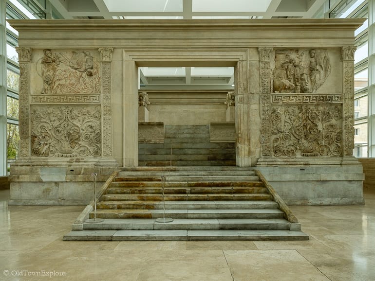 Altar of Augustan Peace in Rome, Italy Altar of Augustan Peace in Rome, Italy