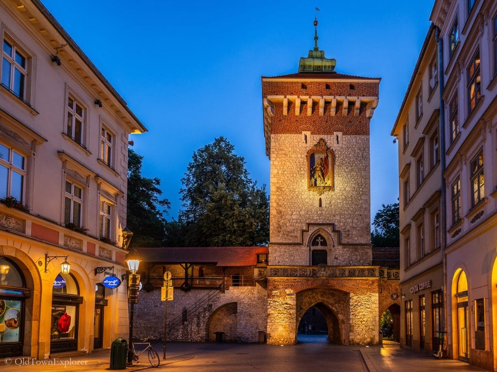 St. Florian's Gate in Krakow, Poland