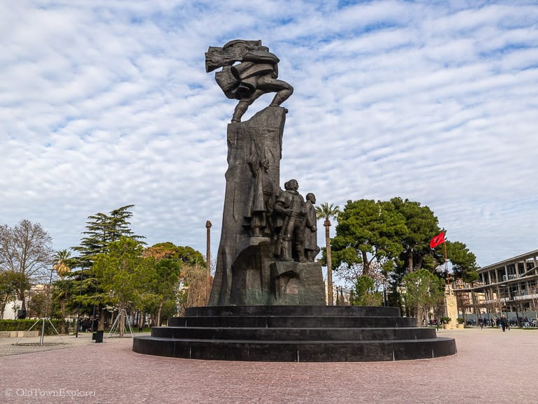 Independence Monument in Vlora, Albania Independence Monument in Vlora, Albania