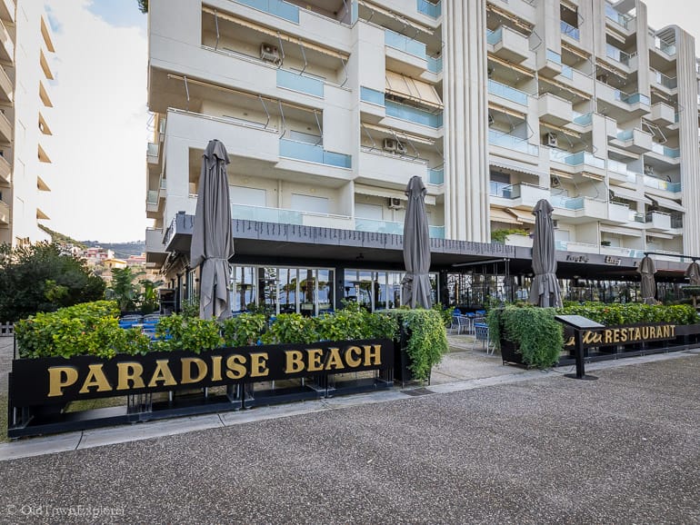 Paradise Beach Restaurant in Vlora, Albania