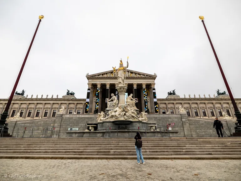 Austrian Parliament Building in Vienna, Austria Austrian Parliament Building in Vienna, Austria