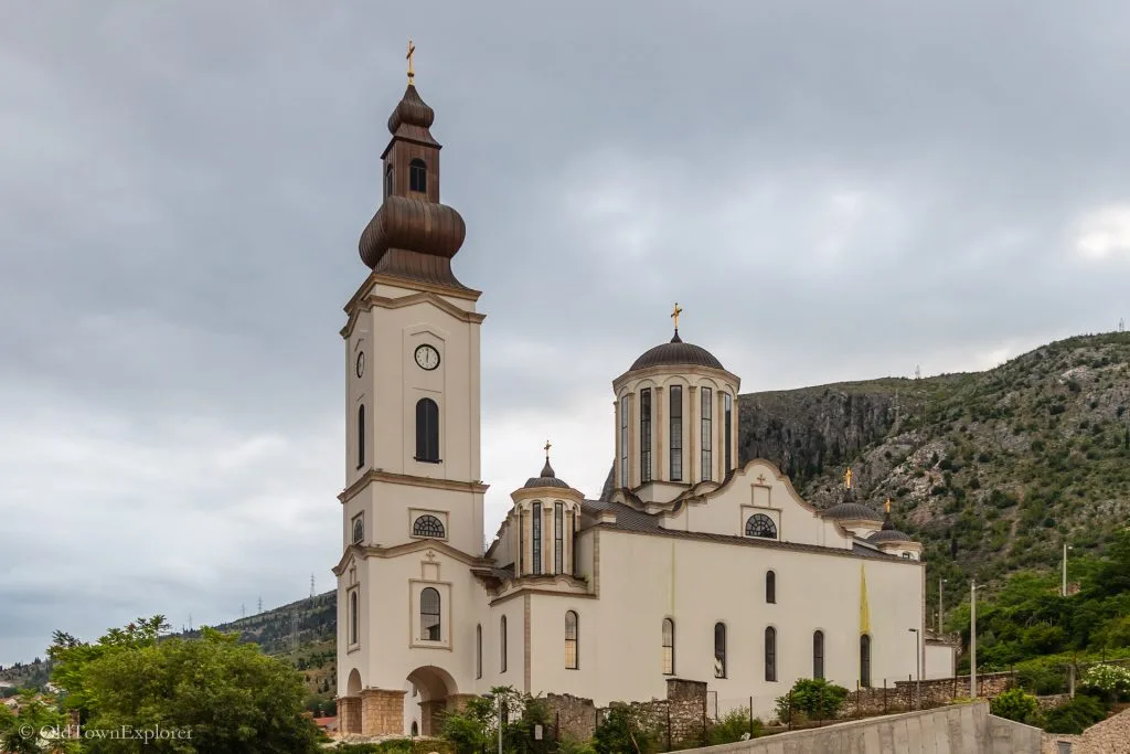 Cathedral of the Holy Trinity in Mostar, Bosnia Cathedral of the Holy Trinity in Mostar, Bosnia