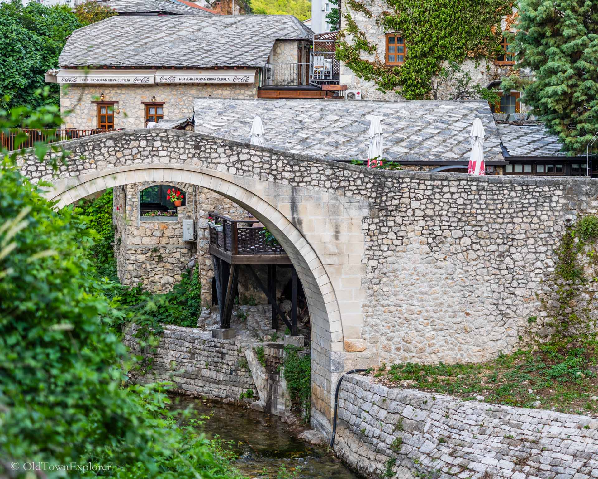 Crooked Bridge in Mostar, Bosnia