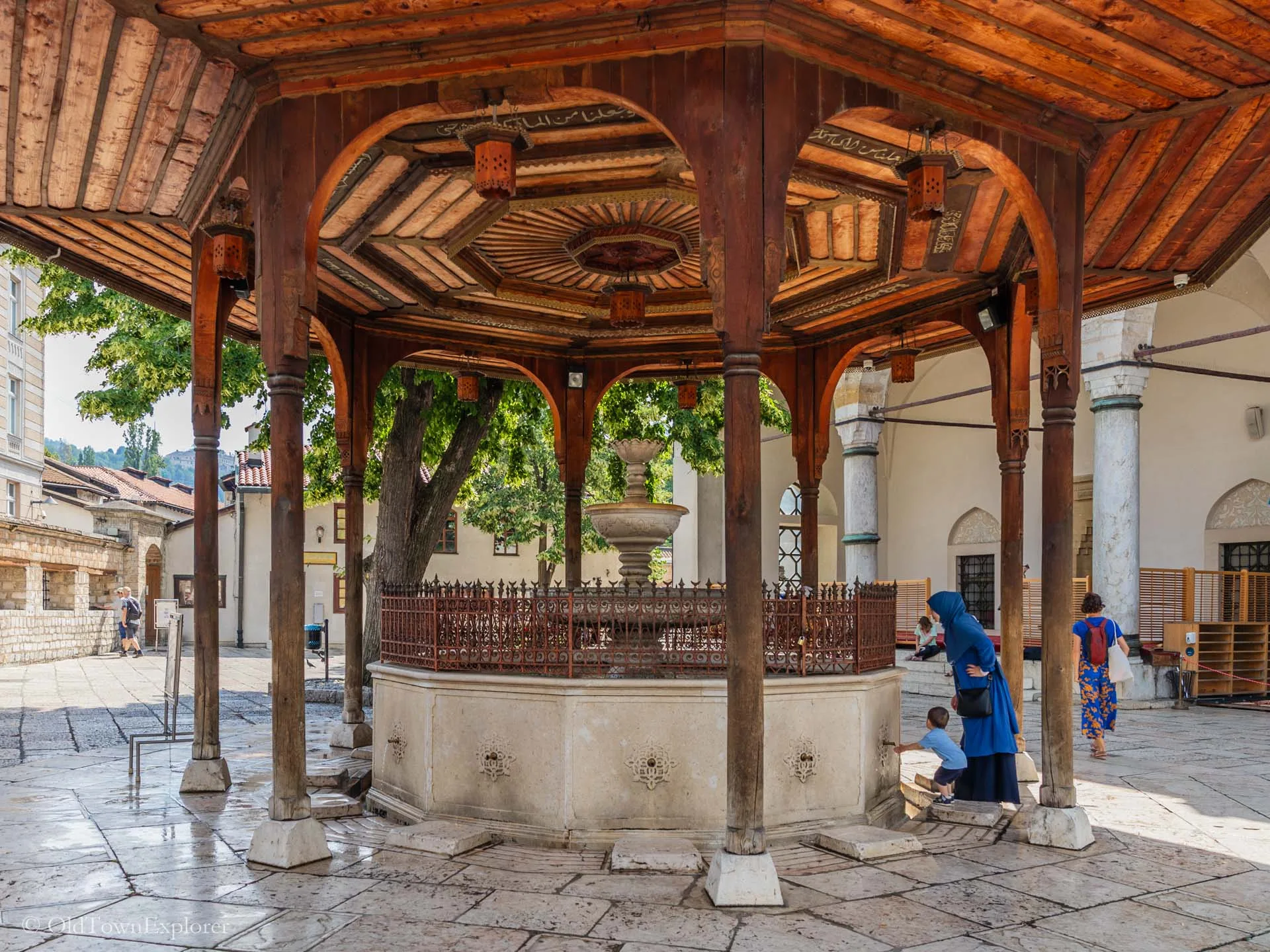 Gazi Husrev-beg Šadrvan in Sarajevo, Bosnia