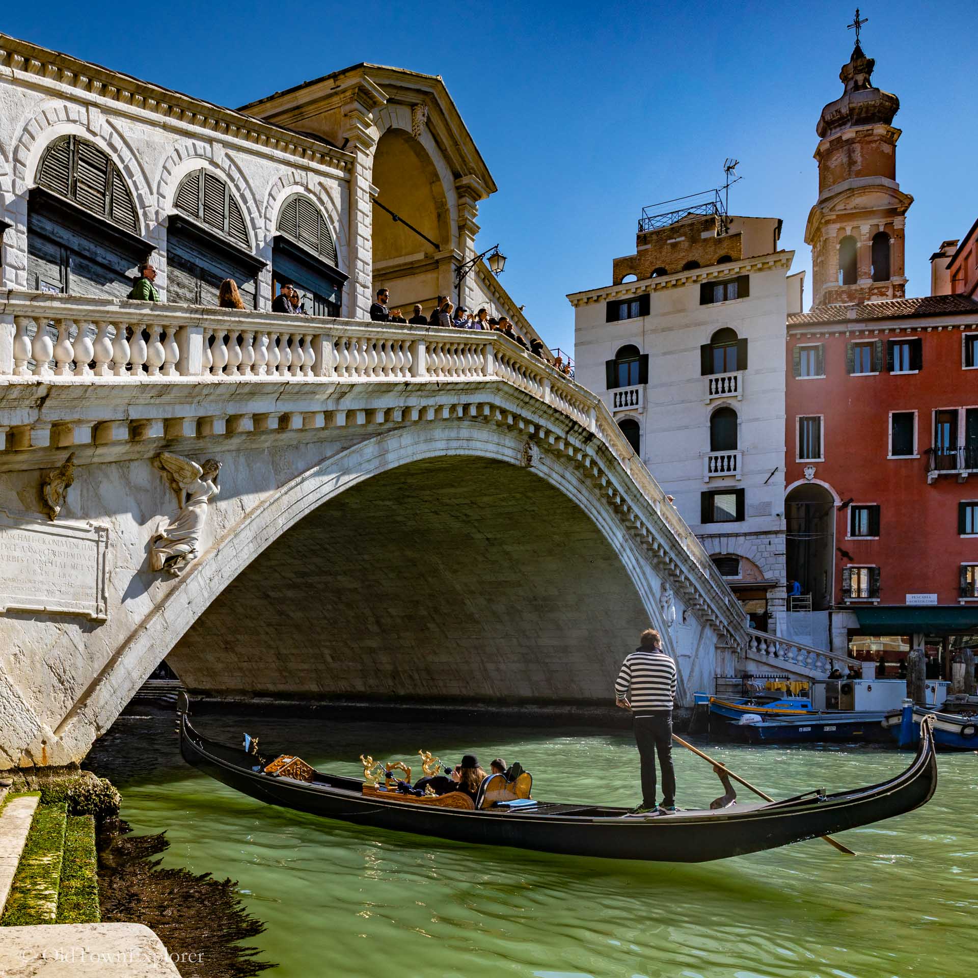 Rialto Bridge in Venice, Italy