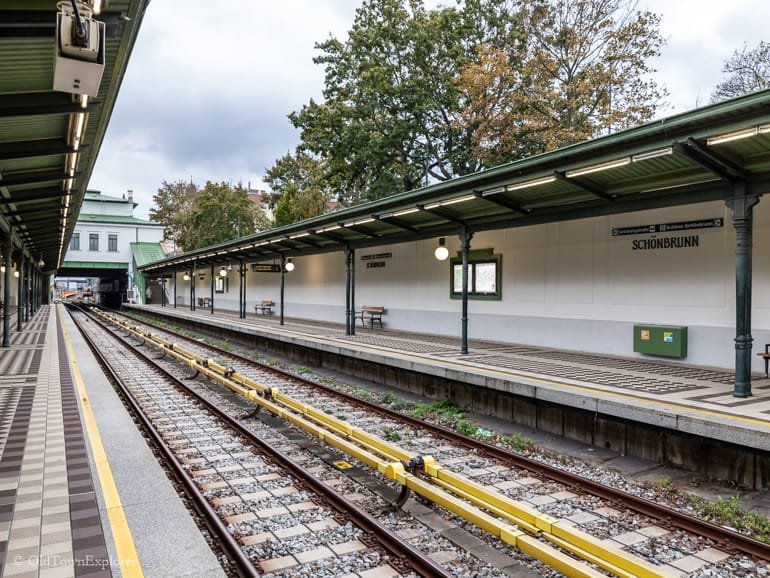 Shonbrunn Metro Station in Vienna, Austria