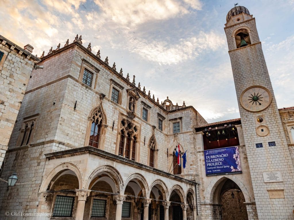 Sponza Palace in Dubrovnik, Croatia